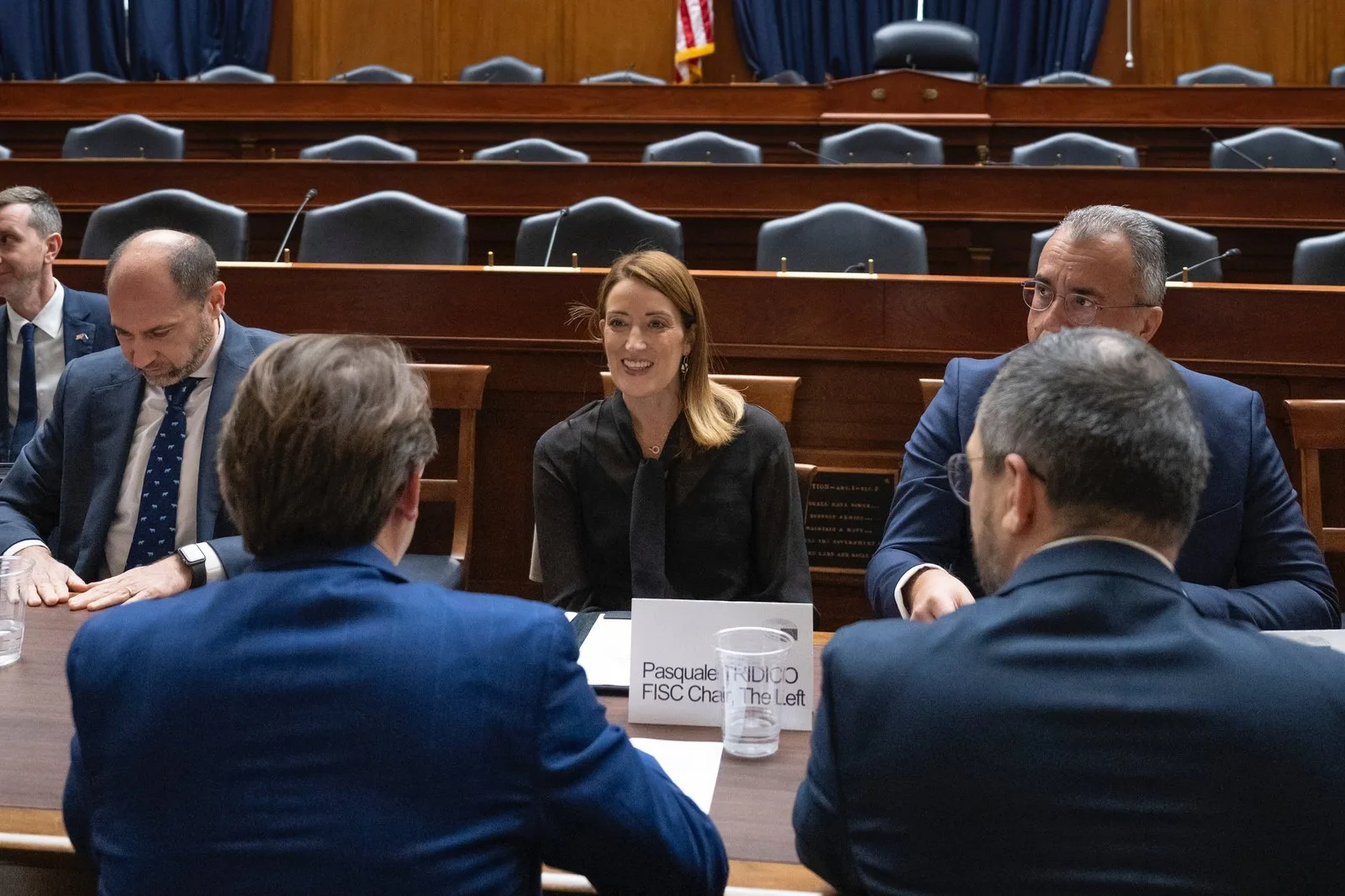 Official visit by Roberta METSOLA to Washington D.C. - Meeting with members of the Subcommittee on Tax Matters of the European Parliament — foto 3